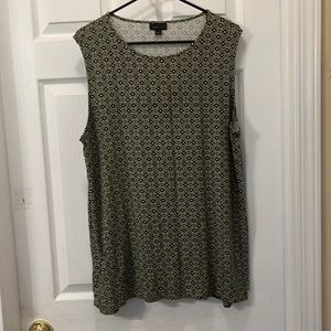 JJill XL 95%rayon,5% spandex sleeveless tunic.